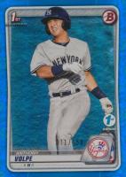2020 Bowman 1st Edition #BFE139 Anthony Volpe Blue Foil Baseball Card