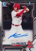 2021 Bowman Draft Chrome Draft Pick Autographs #CDARH Ryan Holgate Baseball Card