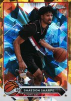 2023 Topps Chrome Sapphire Edition #71 Shaedon Sharpe Gold Basketball Card