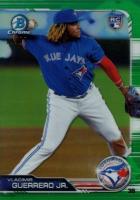 2019 Bowman Chrome #73 Vladimir Guerrero Jr. Green Refractor Baseball Card