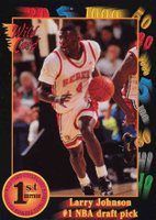 1991 Wild Card #1 Larry Johnson Basketball Card