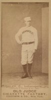 1887 Old Judge #112-2d Con Daley R/hand on hip-L/arm at side-C., Indianapolis Baseball Card