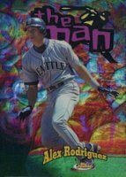 1998 Finest the Man #TM10 Alex Rodriguez Refractor Baseball Card