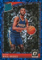 2018 Panini Donruss Optic #200 Mikal Bridges Fast Break-Blue Basketball Card