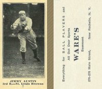 1916 Wares #7 Jimmy Austin Baseball Card