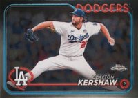 2024 Topps Chrome #110 Clayton Kershaw Baseball Card