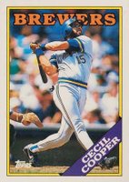 1988 Topps Tiffany #769 Cecil Cooper Baseball Card