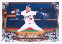 2024 Topps Allen & Ginter in Action Variations #IA42 Yoshinobu Yamamoto Baseball Card