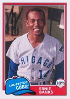 2018 Topps Archives #202 Ernie Banks Gray Jersey Baseball Card
