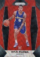 2017 Panini Prizm #283 Kyle Kuzma Ruby Wave Basketball Card