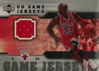 2005 Upper Deck Game Jersey  #GJ-MJ Michael Jordan Basketball Card
