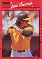 1990 Donruss #125 Jose Canseco Baseball Card