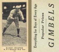 1916 Gimbels #83 Harry Hooper Baseball Card