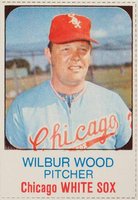 1975 Hostess Twinkies #68 Wilbur Wood Hand Cut Baseball Card