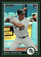 2010 Bowman Chrome Draft Picks #BDP30 Mike Stanton Refractor Baseball Card