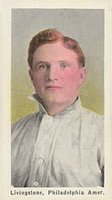1910 Sporting Life # Paddy Livingstone Correct spell Livingston Baseball Card
