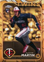 2024 Topps Gilded Collection #62 Austin Martin Baseball Card