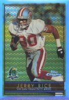 1996 Topps Chrome #98 Jerry Rice Refractor Football Card