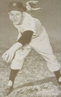 1963 Exhibits # Whitey Ford Baseball Card