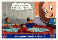 1992 Upper Deck Comic Ball 4 #147 Hoppin' Half Time Jerry Rice/Dan Marino Football Card