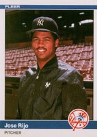 1984 Fleer Update #U-99 Jose Rijo Baseball Card