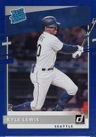 2020 Panini Donruss #56 Kyle Lewis Holo Blue Baseball Card