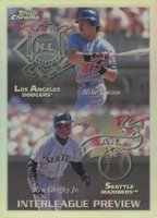 1998 Topps Chrome #479 Griffey Jr./Piazza Refractor Baseball Card