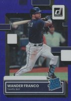 2022 Panini Donruss #34 Wander Franco Holo Purple Baseball Card