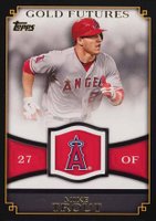 2012 Topps Gold Futures #GF-16 Mike Trout Baseball Card