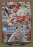 2013 Bowman #121 Mike Trout Gold Baseball Card