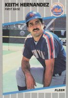 1989 Fleer #37 Keith Hernandez Baseball Card