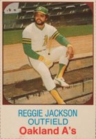1975 Hostess #88 Reggie Jackson Hand Cut Baseball Card