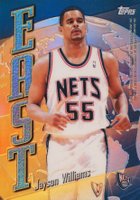1998 Topps East-West #EW19 Williams/Malone Refractor Basketball Card