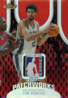 2005 Finest Patchworks  #FPRTD Tim Duncan Refractor Basketball Card