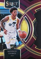 2023 Panini Select #109 Keyonte George Maroon Die-Cut Prizm Basketball Card
