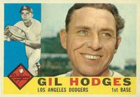 1960 Topps #295 Gil Hodges Baseball Card