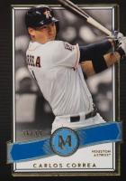 2016 Topps Museum Collection #71 Carlos Correa Blue Baseball Card