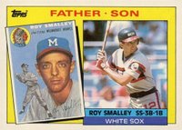 1985 Topps #140 Father-Son Baseball Card
