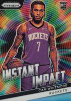 2023 Panini Prizm Instant Impact #7 Cam Whitmore Silver Prizm Basketball Card