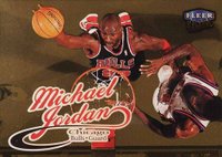 1998 Ultra #85G Michael Jordan Gold Medallion Basketball Card