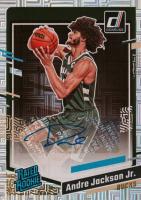 2023 Panini Donruss #264 Andre Jackson Jr. Rated Rookie Signature-Choice Basketball Card