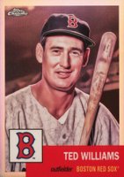2022 Topps Chrome Platinum Anniversary #89 Ted Williams Rose Gold Refractor Baseball Card