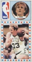 1986 Merchante Spanish #160 Larry Bird Basketball Card