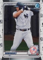 2020 Bowman Draft #BD151 Jasson Dominguez Chrome Baseball Card
