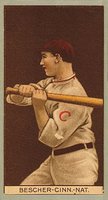 1912 Brown Backgrounds Broadleaf #13 Bob Bescher Baseball Card