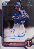 2022 Bowman Chrome Prospect Autographs #CPAYML Yeison Morrobel Baseball Card