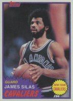 1981 Topps #105 James Silas Mid-West Basketball Card