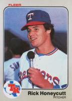 1983 Fleer #568 Rick Honeycutt Baseball Card