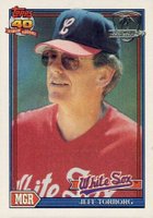 1991 Topps Desert Shield #609 Jeff Torborg Baseball Card