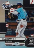 2022 Panini Donruss Optic the Rookies #TR1 Wander Franco Holo Baseball Card